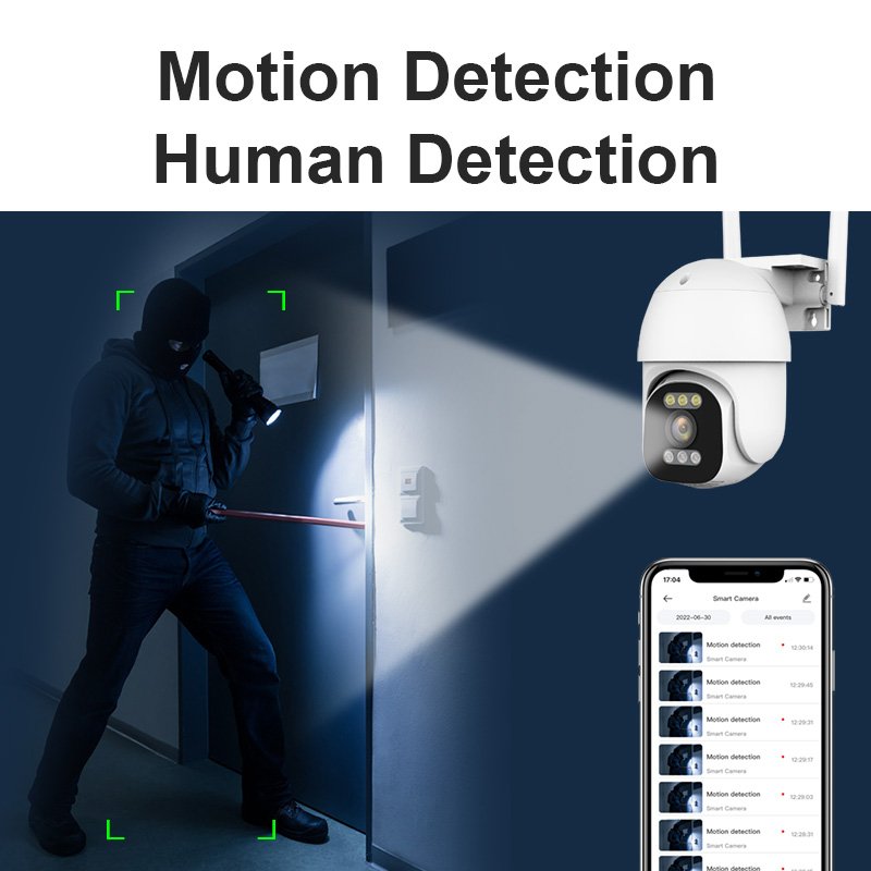 Smart Camera 3MP RJ45 Wifi Smart Two-way Intercom Auto Tracking Full HD IP Smart WiFi Security Camera