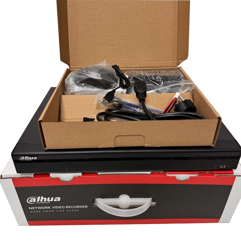 Original Dahua 4 8 16 32 64 128 Channel NVR 4CH 8CH 16CH 32CH 64CH Port POE 1080P 5MP 8MP 4K Dahua NVR