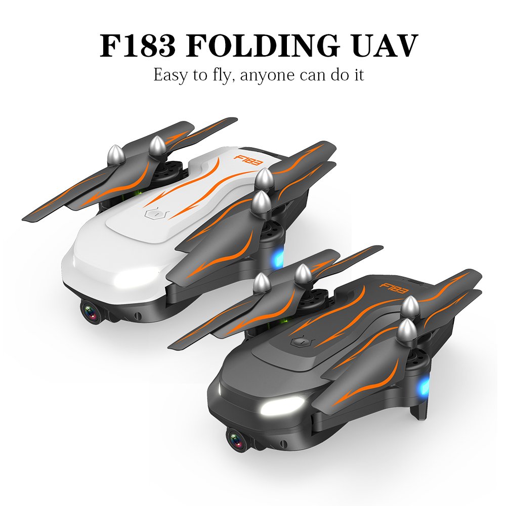 F183 Helicopter Toys Foldable Quadcopter RC Mini Drone Professional Optical Flow Localization WiFi FPV HD 4K Camera Drones