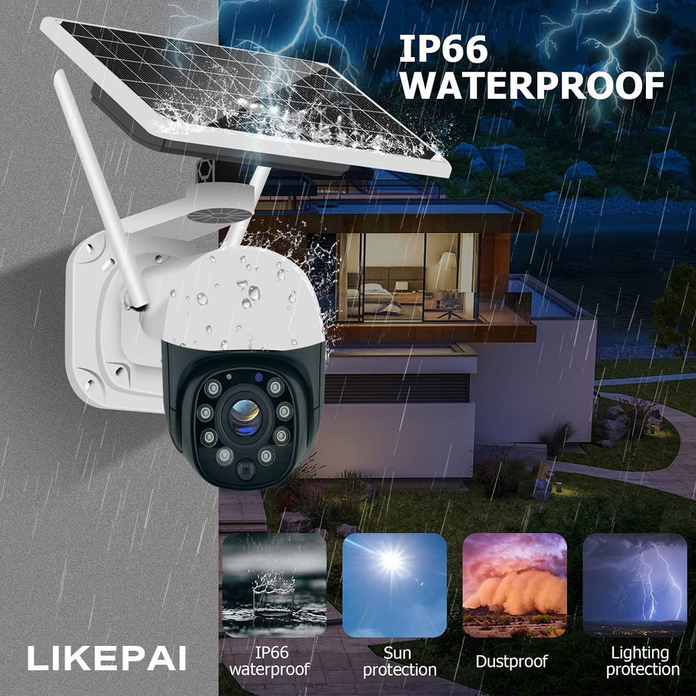 Popular Design Analog Rtsp Room Bullet IpProfessional Ampoule Tuya Solar Camera