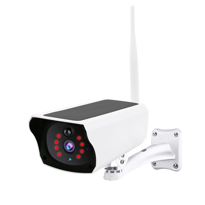 1080p Low Power Solar Camera With Solar Panels Motion Detection Waterproof Solar Network Camera