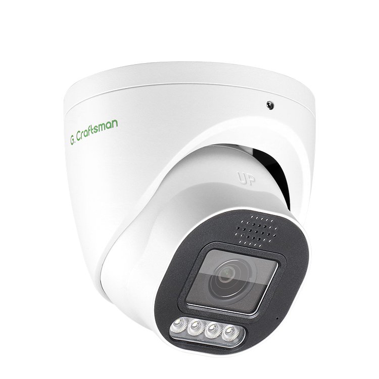 GX-HBVD-M8S 8MP 4K Sony POE Security IP Turret Dome Camera with Varifocal Motorized Zoom Auto Focus Lens Audio SD Card Storage
