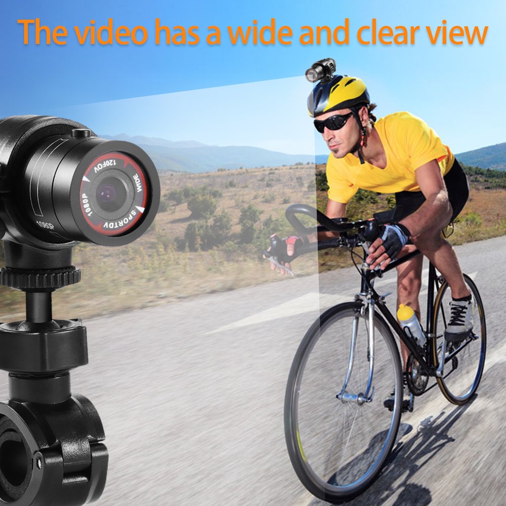 Mini F9 DV motorcycle Camera Camcorder Full HD 1080p Mountain Bike Helmet Sports Action Camera With Video Recorder