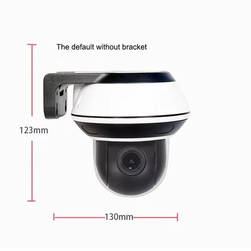 P2P 2 inch XMEYE IMX335 SD Card 5mp Security Outdoor Camara 360 RJ45 Lan Cable POE CCTV Mini PTZ Dome Camera 4X Optical Zooming