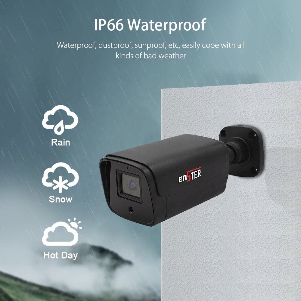 Enster 3MP/5MP/8MP 1080P cctv camera system bullet IP camera POE kit