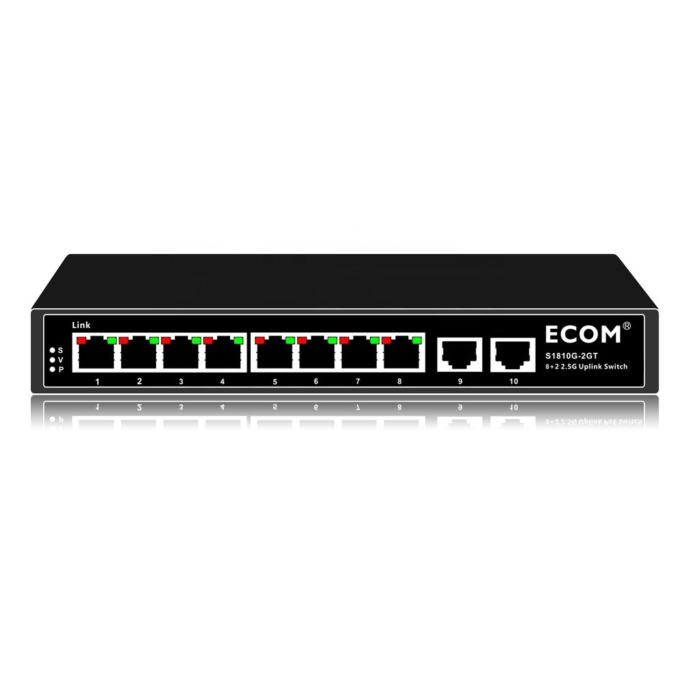 5/8 Ports Poe Switch 1000Mbps Gigabit Support VLAN IEEE802.3at/af 60W 30W IP cameras Wireless AP 48V Active network Switch