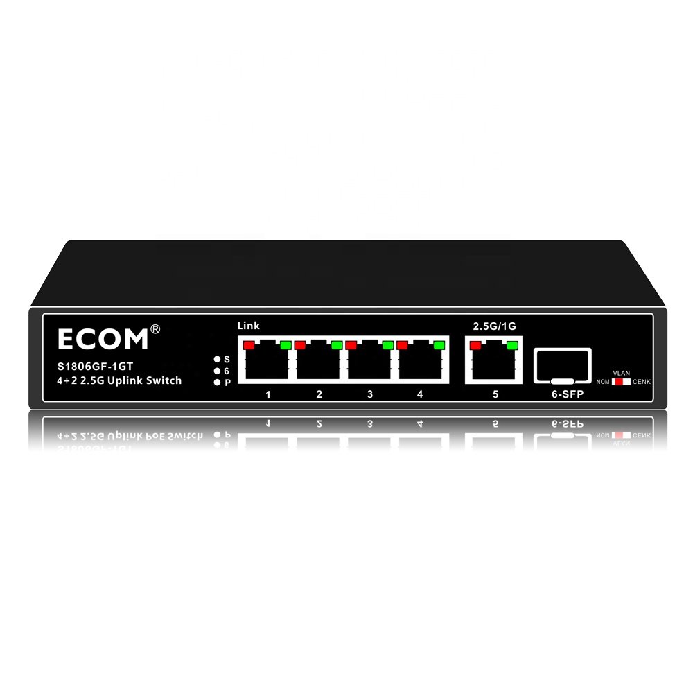 5/8 Ports Poe Switch 1000Mbps Gigabit Support VLAN IEEE802.3at/af 60W 30W IP cameras Wireless AP 48V Active network Switch