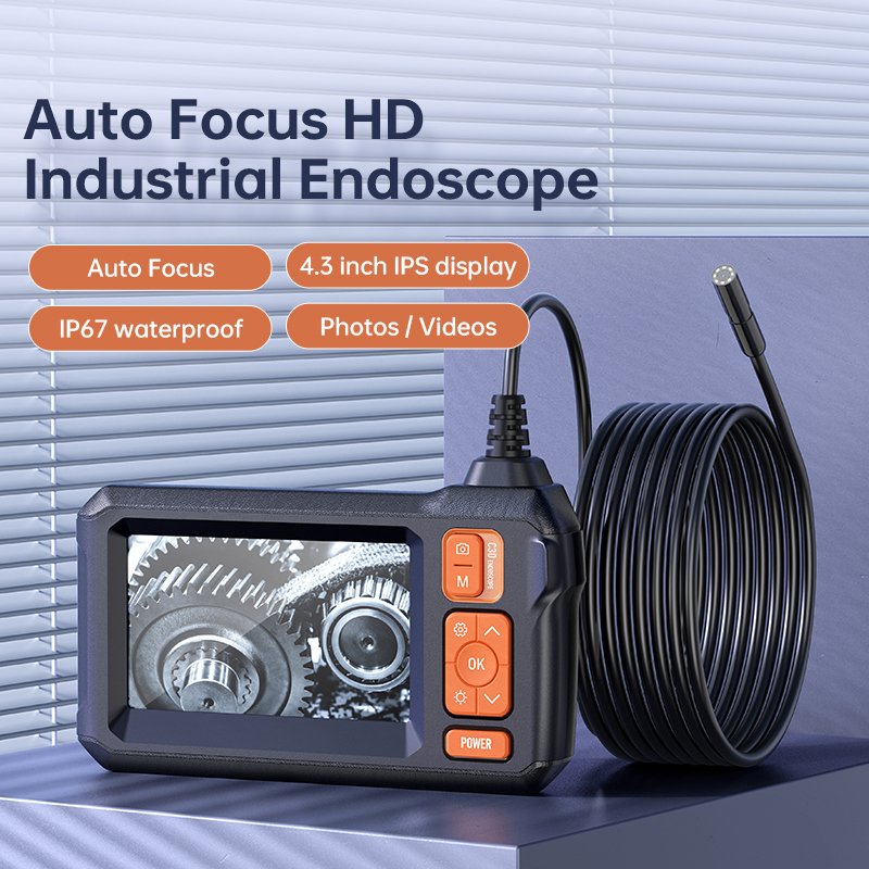 C30-A 1080P Auto-focus Inspection Camera IP67 8.5mm 5M Portable Endoscope Camera With Short Module