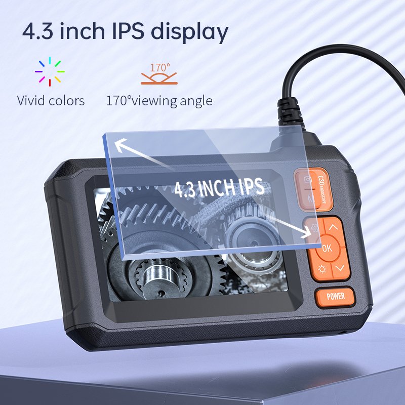 C30-A 1080P Auto-focus Inspection Camera IP67 8.5mm 5M Portable Endoscope Camera With Short Module