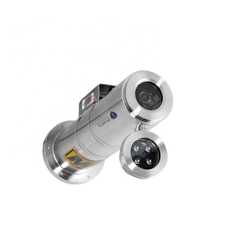 High Temperature Stainless Steel Air-Cooled Explosion-Proof IK10 PoE Network Camera Explosion Proof IP69 CCTV Camera