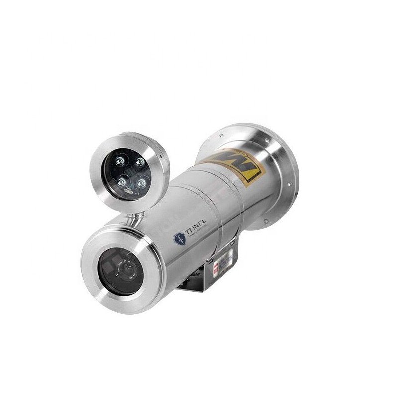 High Temperature Stainless Steel Air-Cooled Explosion-Proof IK10 PoE Network Camera Explosion Proof IP69 CCTV Camera