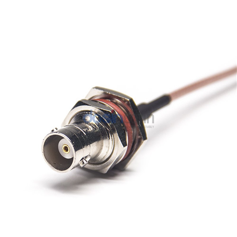 BNC Female to SMA Female Right Angle Adapter 50 ohm RG316 Coaxial Cable Assembly