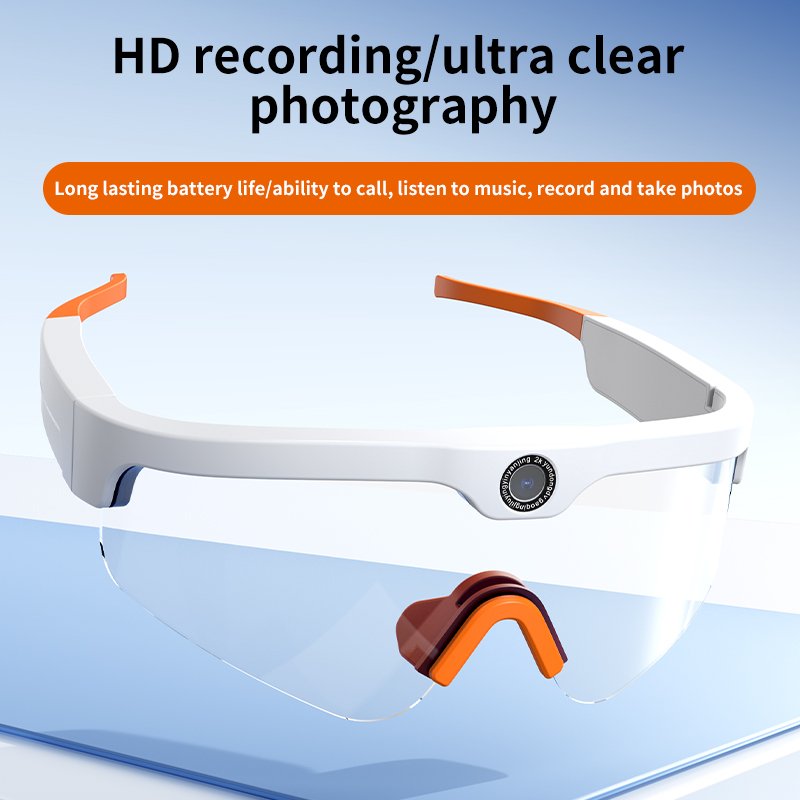Cool new sports anti-blue Ray wireless DV sports listening to music Recording life riding camera shooting Bt audio smart glasses