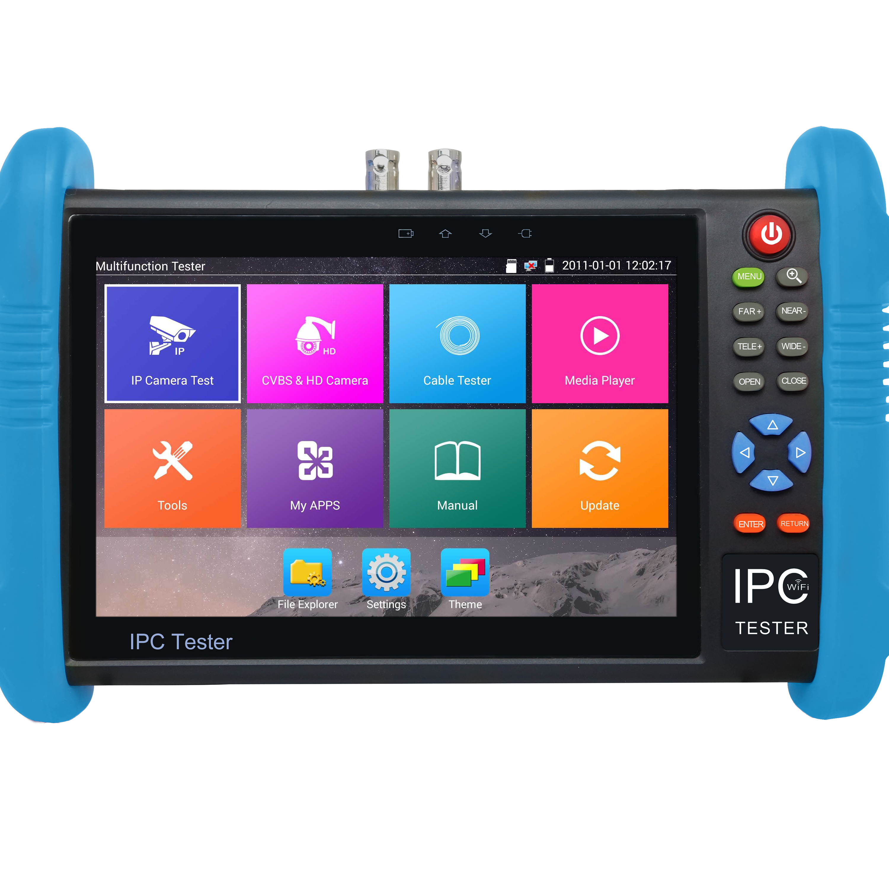 Hotselling CCTV tester HK-TM908IPC Plus series 4K HD camera tester