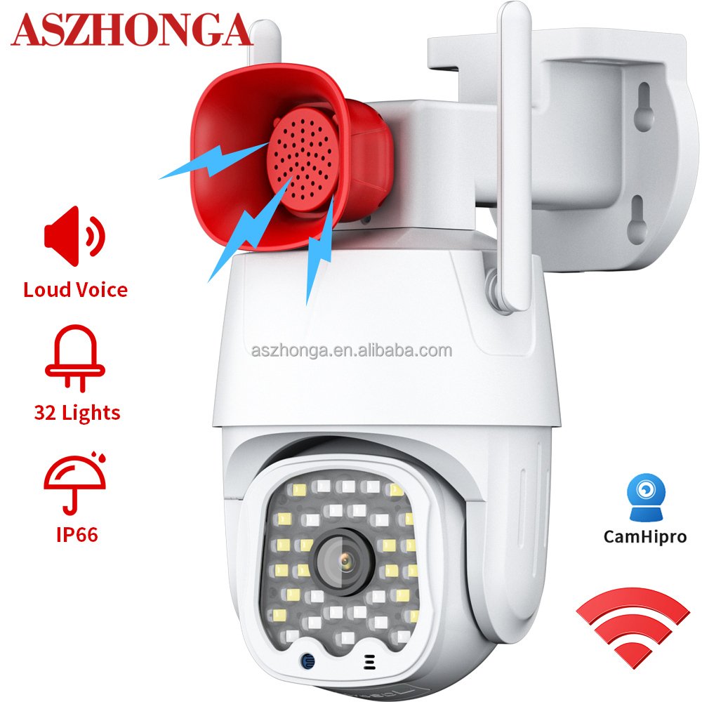 1080P Wireless WIFI Security IP network Camera 4X Zoom 2MP HD PTZ Outdoor Home Surveillance Cam CCTV Full color Night Vision
