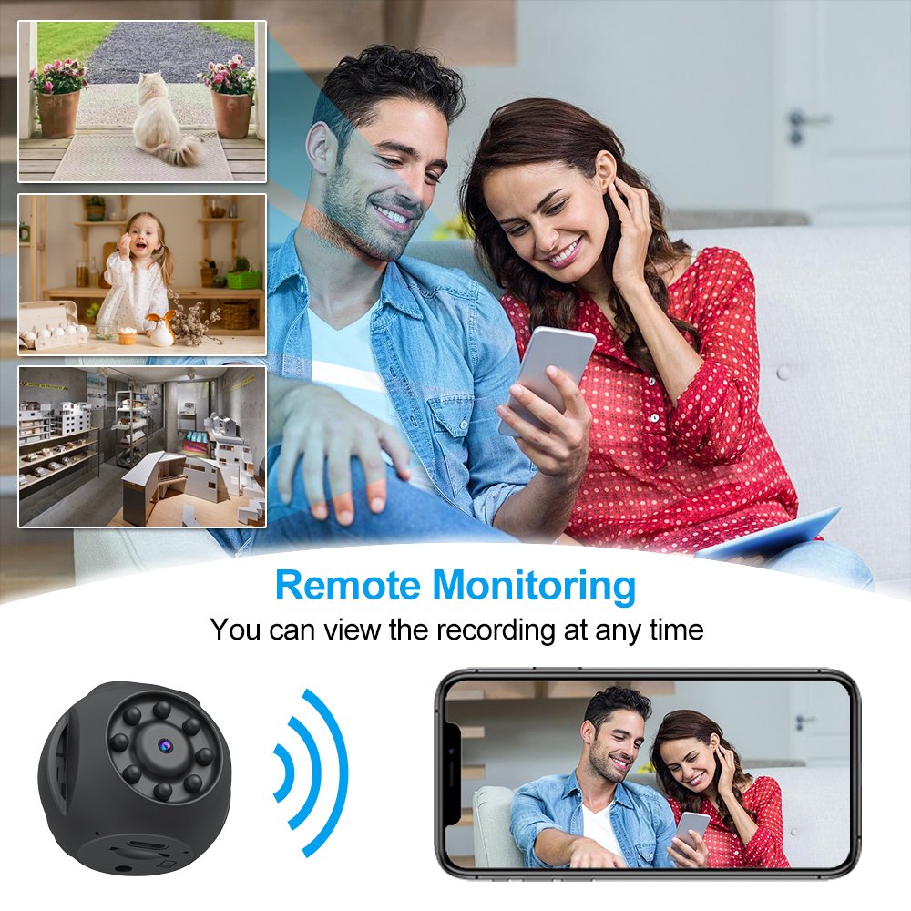 WK10 New Mini Wifi Camera 1080P Infrared Night Vision Home Security Camera Indoor And Outdoor Remote real-time viewing Cameras