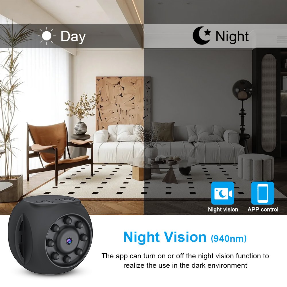 WK10 New Mini Wifi Camera 1080P Infrared Night Vision Home Security Camera Indoor And Outdoor Remote real-time viewing Cameras