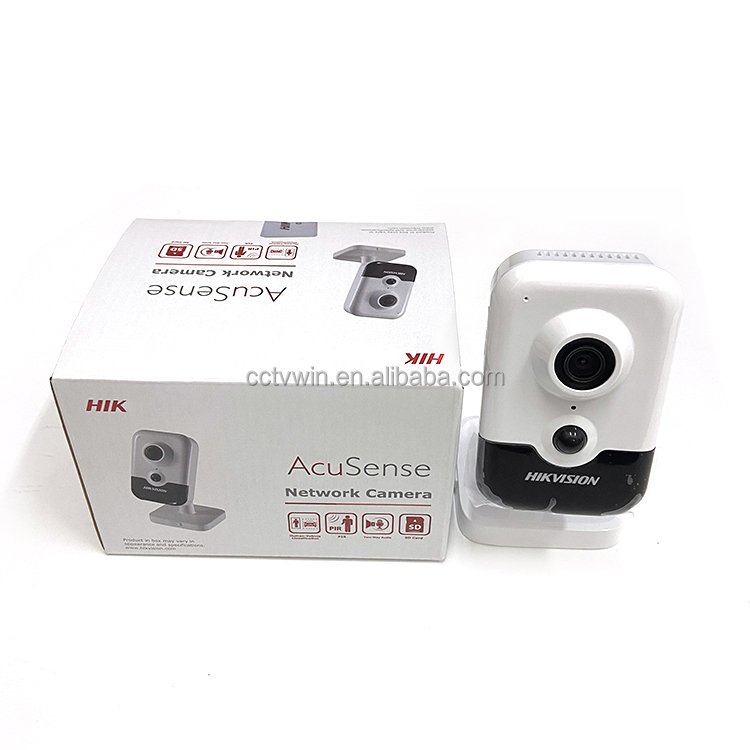 Hik Acusense Built-in Mic Speaker Two Way Talk Motion Detection 4MP Mini Cube Camera DS-2CD2443G2-I