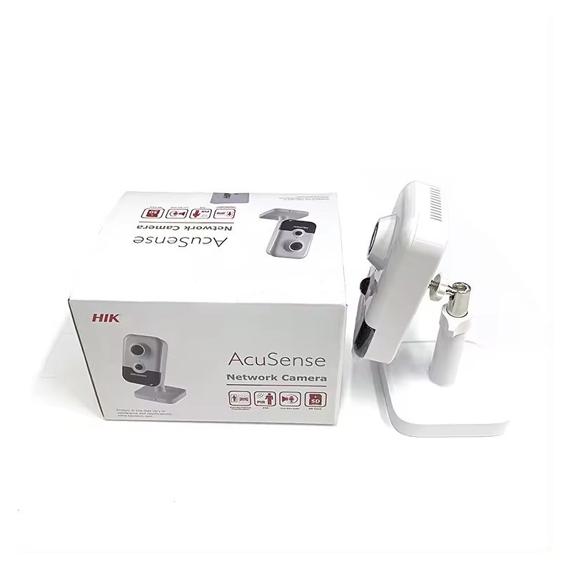 Hik Acusense Built-in Mic Speaker Two Way Talk Motion Detection 4MP Mini Cube Camera DS-2CD2443G2-I