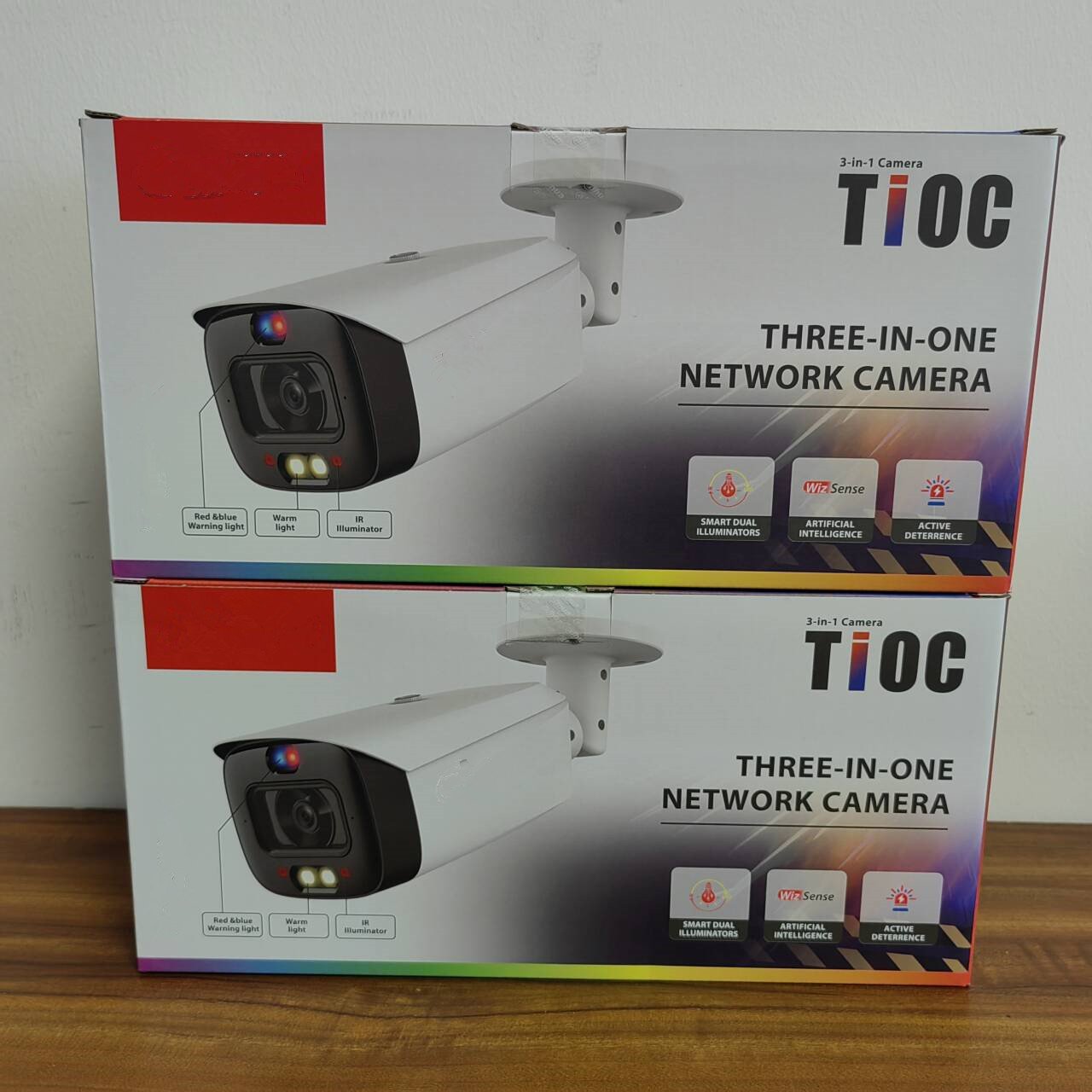 IPC-HFW3849T1-AS-PV TIOC 8MP Full-color Active Deterrence Fixed-focal Bullet WizSense Network Camera
