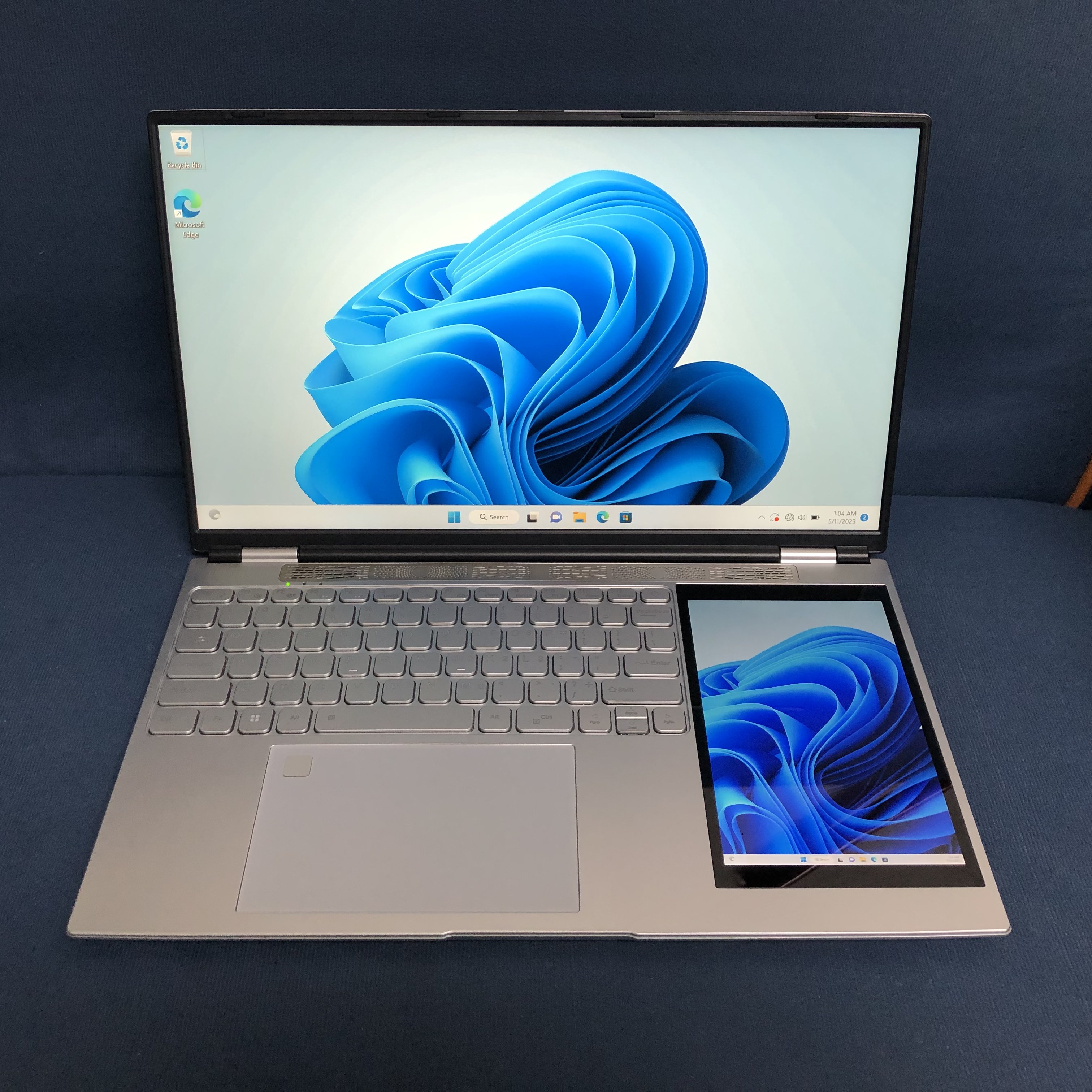 Factory Two Monitor 15 Inch 7 Inch Quad Core Business Doble Screen Intel N100 Office Student Learning Dual Screen Touch Laptop