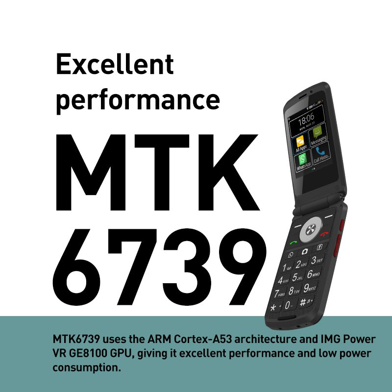TIQ MINI Q5 Flip US Phone Google Play One-click sos Dual Camera Big button Android Touch Screen Smart Phone