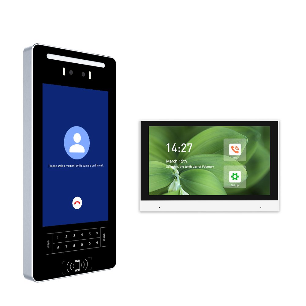 10.1inch HD screen face recognition visual intercom terminal digital cloud intercom Android system