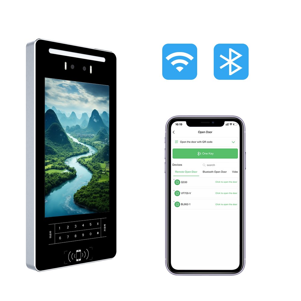 10.1inch HD screen face recognition visual intercom terminal digital cloud intercom Android system