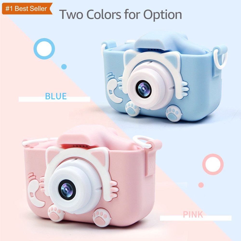 Jumon 1080P HD Camcorder Digital Kid Camera Cute Toy Cat Dog unicorn Children's Camera Toys Kids Selfie Toddler Child Camera