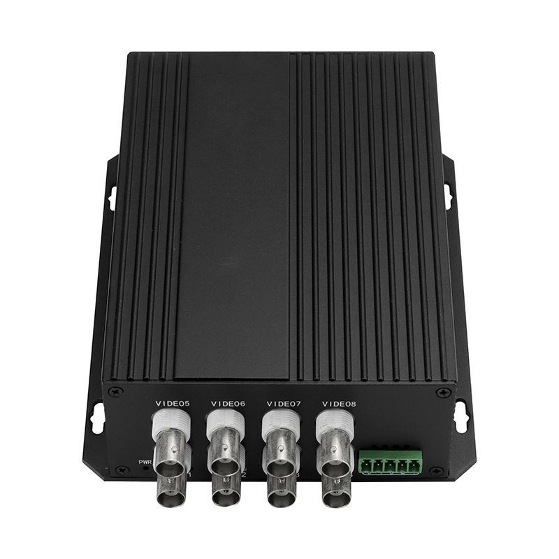 BNC Converter WDM Analog 8ch Video 1ch RS485 Coaxial Optical Video Transmitter and Receiver for Digital CCTV Camera