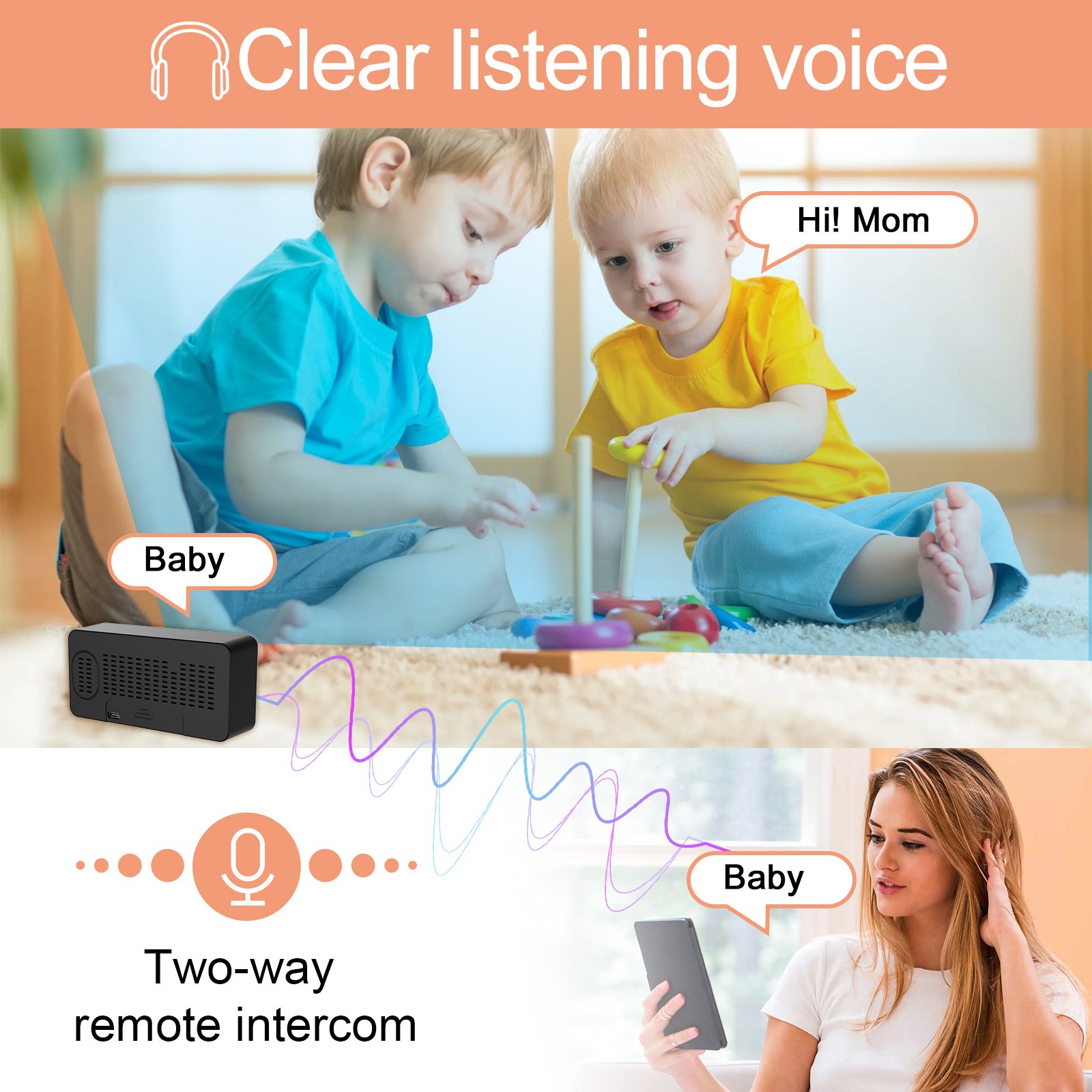 Mini Alarm Clock Camera Full HD Video 1080P Wireless Wifi Control Infrared Night Vision Home Surveillance Monitor Camera