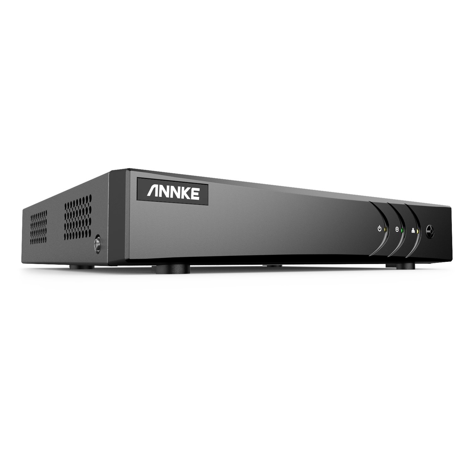ANNKE 4CH 5MP 5-in-1 Hybrid DVR Recorder for TVI CCTV Surveillance Camera AI Human and Vehicle detection with Coaxial Audio