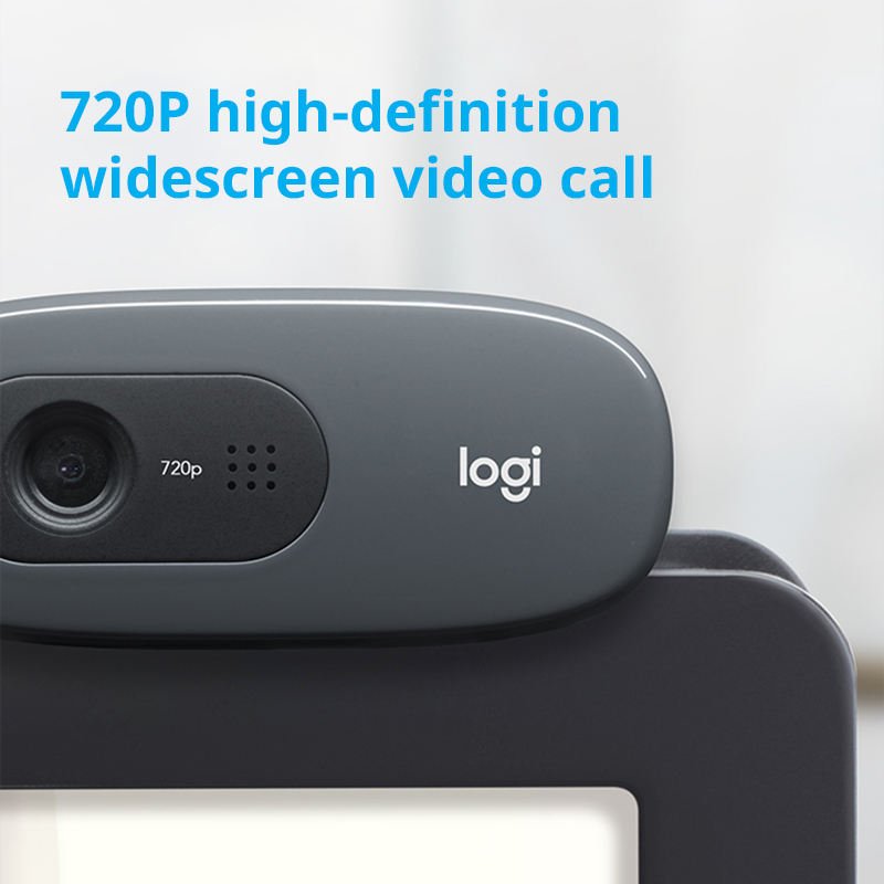 In Stock Logitech C270 Auto Focus Laptop Computer Monitor Pc Conference Usb HD1080p Video720p Thermal Webcam Network Camera