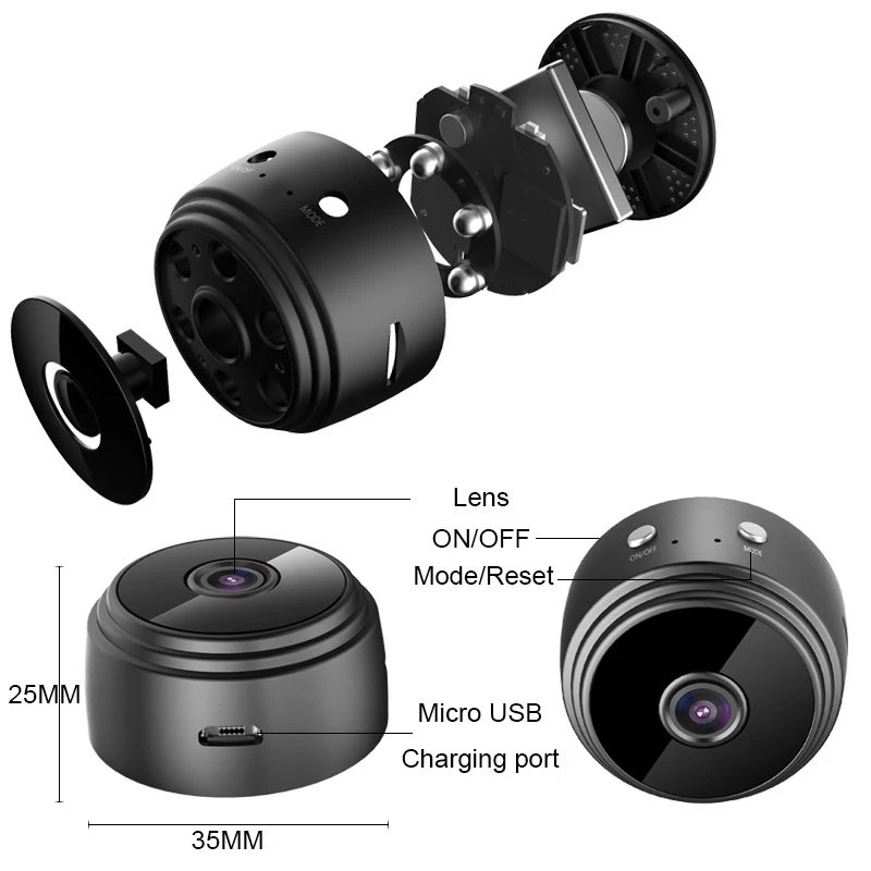 A9 Mini Camera WiFi Wireless Monitoring Security Protection Remote Monitor Camcorders Video Smart Home