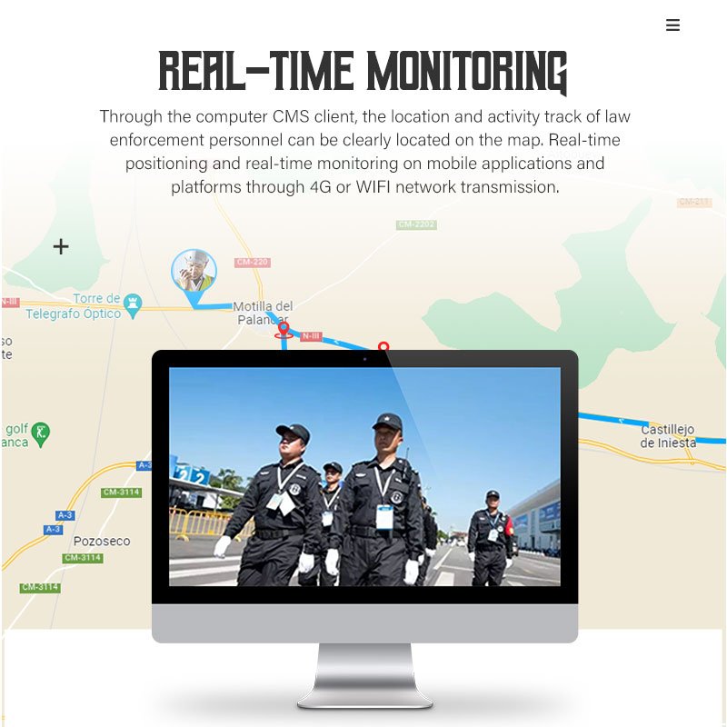 Hot Selling 4G body worn camera chest camera Mini Camera For Thermal Image
