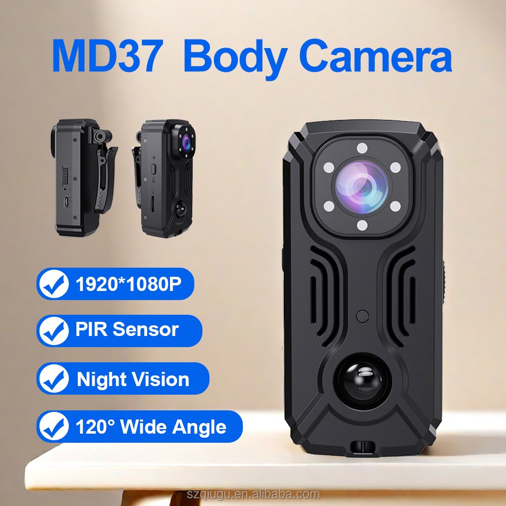 MD37 Body Camera FULL HD 1080P WIFI Security Mini CCTV IP Camera PIR Video Night Vision For Outdoor Sport Cycling Camera