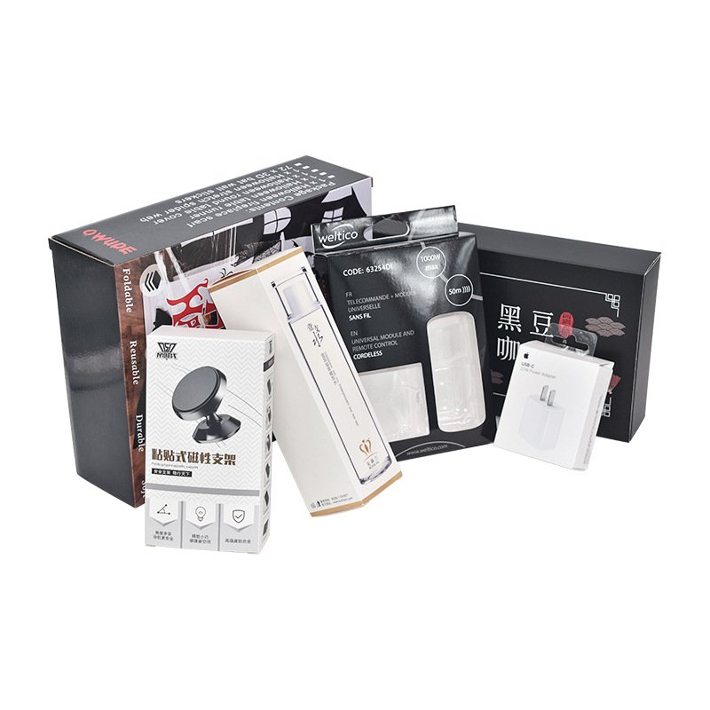 Customized Set-Top Boxes Analog Digital Converters Satellite Receivers Digital Cameras Speakers Premium Paperboard Box Embossed