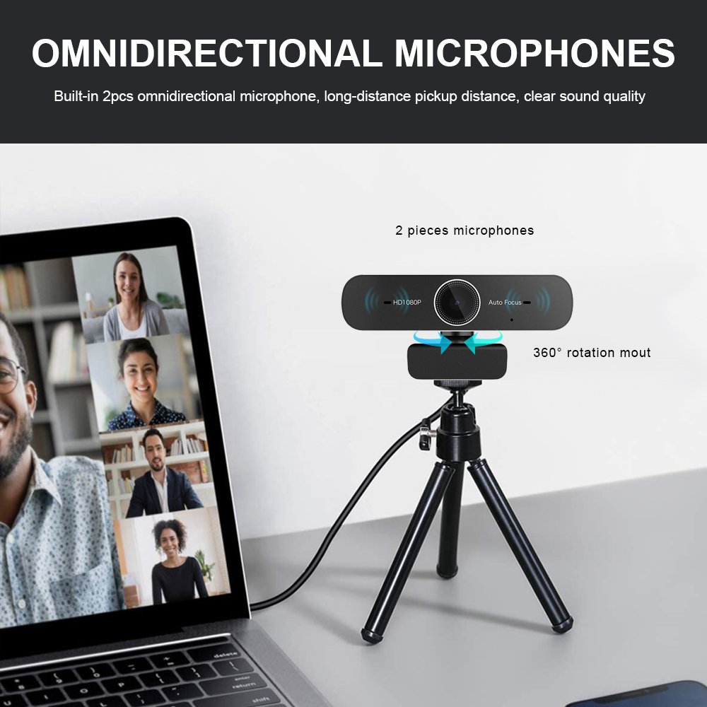 Full HD Webcam 1080P Web Camera Microphone USB Plug Web Cam For PC Computer Mac Laptop Desktop YouTube Skype Mini Camera
