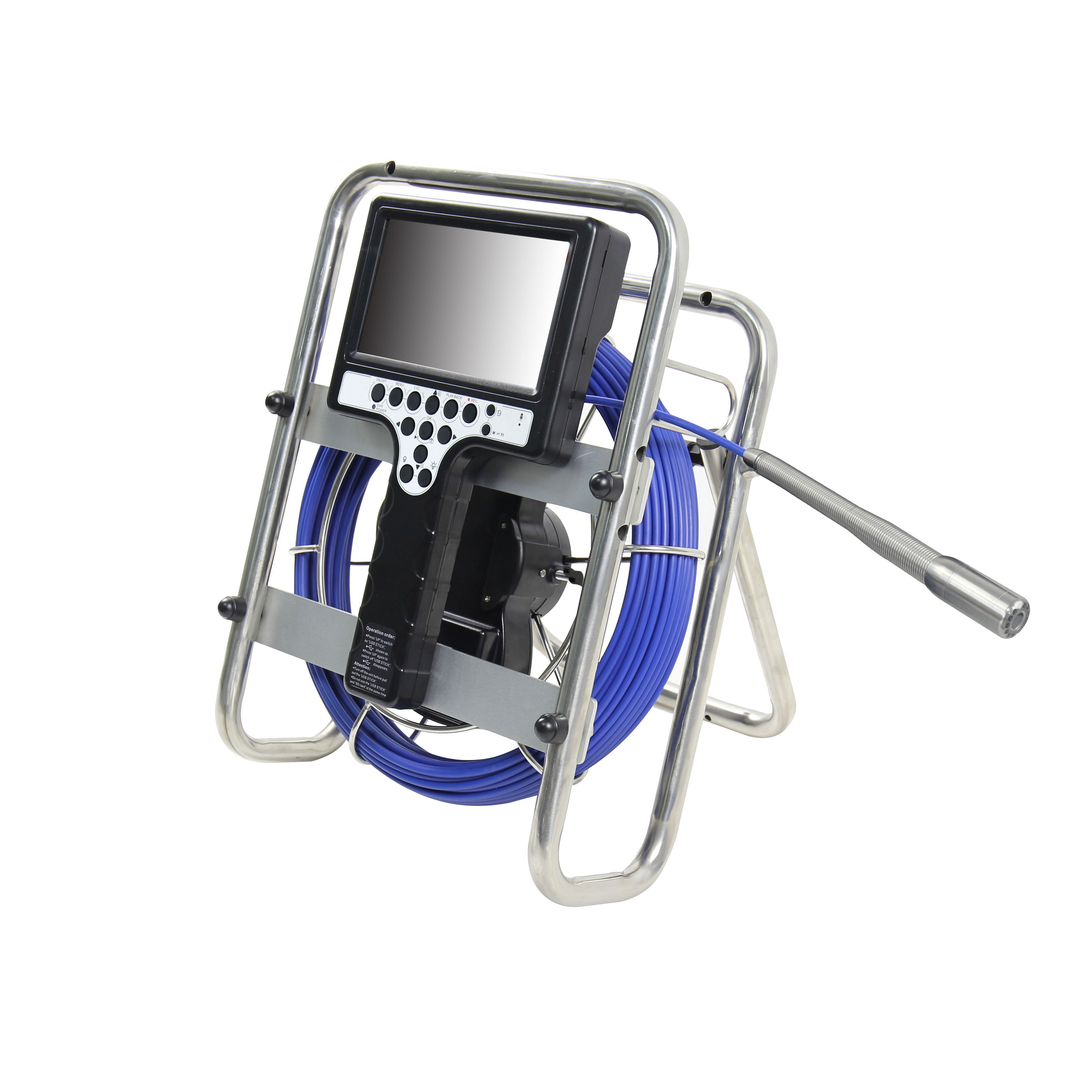 Wopson vertical rack mini camera pipeline plumbing drain camera pipe inspection sewer camera
