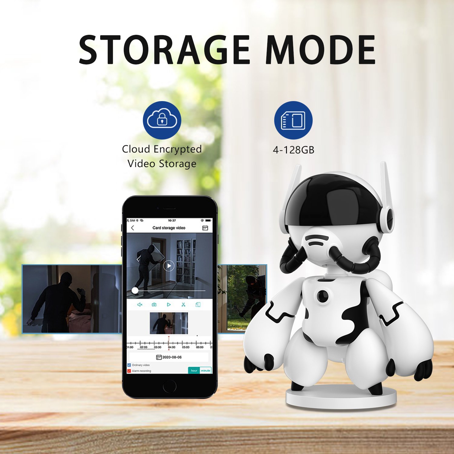 1080P AI-cam app Network video 2.4G wireless wifi Surveillance H264 wifi Camera IR night vision Robot cctv baby Camera