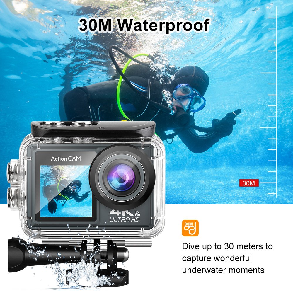 4k Professional Recording Movie Mini Camera Video Recorder Wearable Ausek Pro Camera vlog 11 Camera For Vlogging