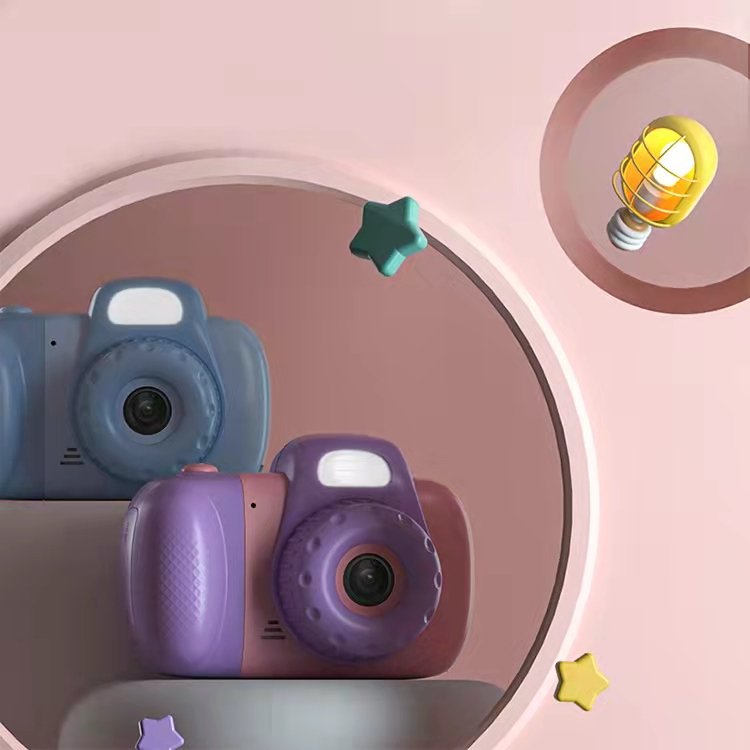 Hot Selling Optional 5 Kinds Of Games Digitale Cartoon Mini Camera For Kids