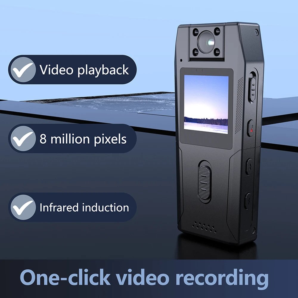 DV3 Full 1080P HD Mini Camera 1250mAh Camcorder Body Camcorder Small 180 Wide Angle Rotating Bike Camera Sports DV Car DVR Webc