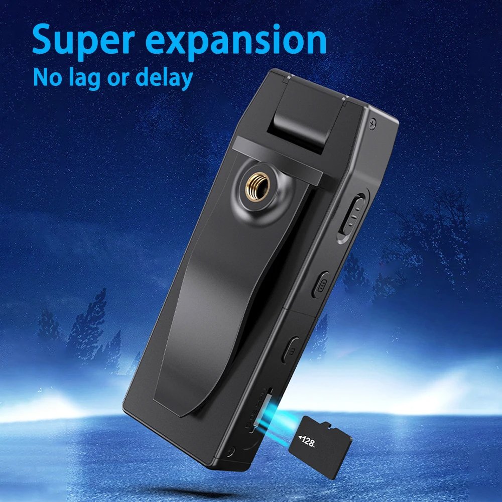 DV3 Full 1080P HD Mini Camera 1250mAh Camcorder Body Camcorder Small 180 Wide Angle Rotating Bike Camera Sports DV Car DVR Webc