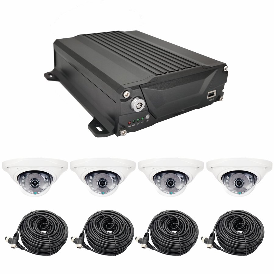 A&S Mdvr Gps High Quality 4 Channel mdvr 4ch 256sd card 1080p/720p Mobile Mdvr With 4G GPS digital tachograph