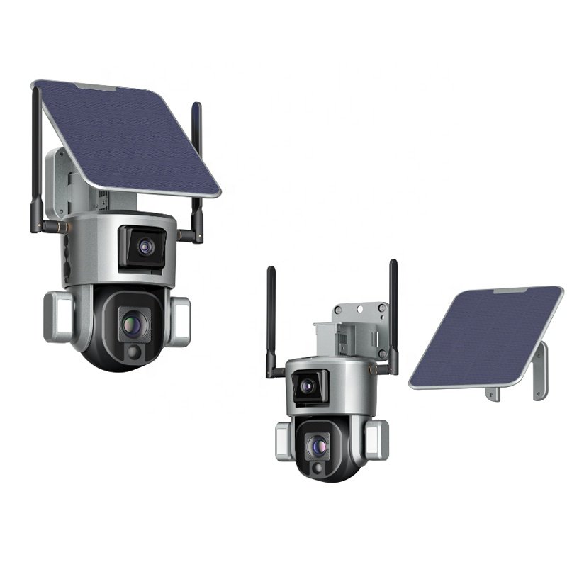 Solar Powered CCTV Camera with night vision 20x Zoom Network Sim Card CCTV Home Security Camera Y5 with large battery 20000 MAH