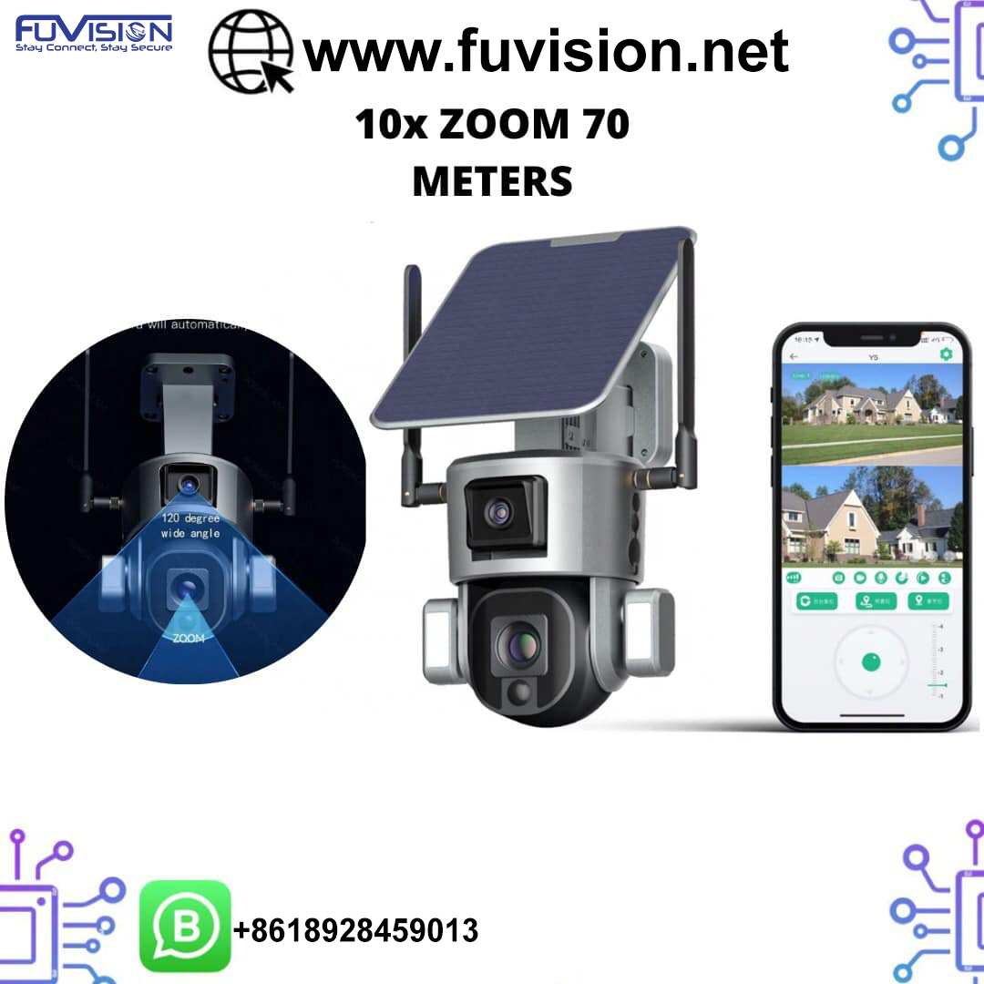 Solar Powered CCTV Camera with night vision 20x Zoom Network Sim Card CCTV Home Security Camera Y5 with large battery 20000 MAH