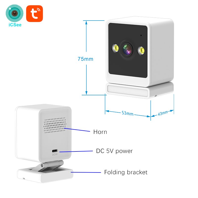 SQ11 Indoor Wireless Mini Camera for Home Security Motion Detection Cam 1080P WiFi Surveillance Camera iCSee app