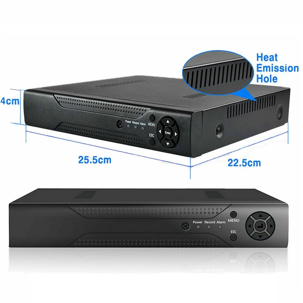 16 Channel 2MP 1080N 6-in-1 DVR H.265 16CH Security Digital Video Recorder Support Analog AHD/IP/TVI/CVBS/CVI/XVI Camera