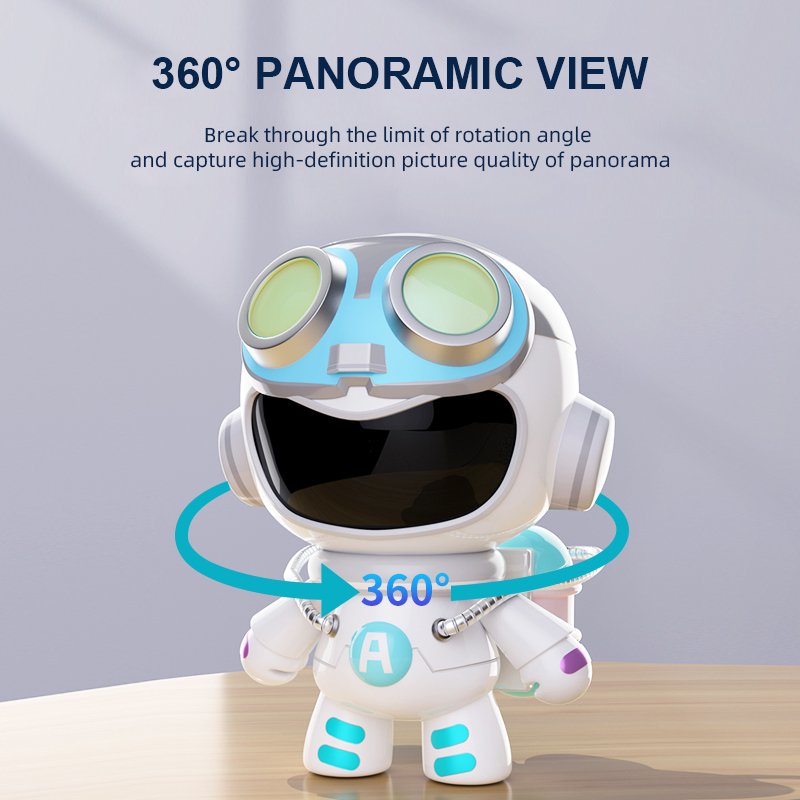 LCLCTEK Hot sale High Quality Cute Robot Security CCTV Camera 3MP Smart IP Motion Tracking Robot 5G WiFi Network baby Camera